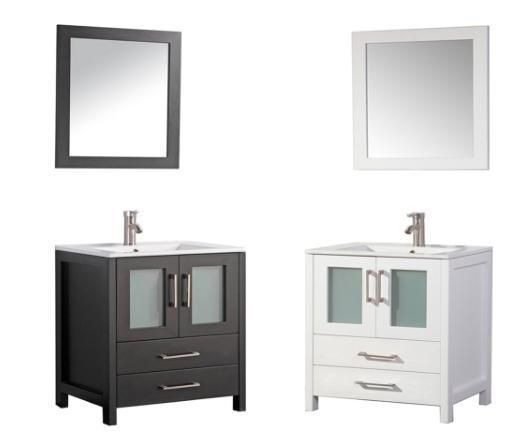 Fashion 36" Single Under-Mount Sink Modern Bathroom Vanity