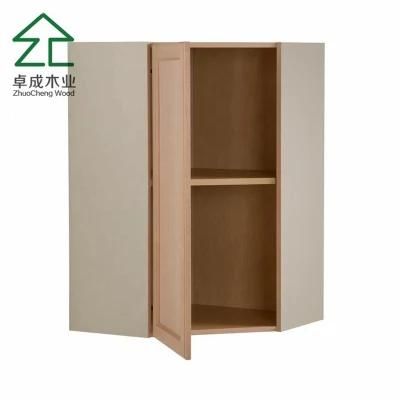 Maple Color Corner American Wall Kitchen Cabinet with Double Doors