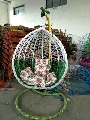 Wholesale Modern Hotel Garden Leisure Chair Home Rattan Baby Bouncers Garden Wicker Relax Swing Hanging Chair