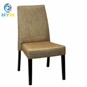 French Style Modern Solid Wood Wooden Leg Dining Chair