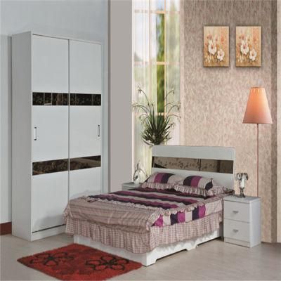 Wooden Modern High Quality MDF Home Hotel Apartment Bedroom Furniture Set