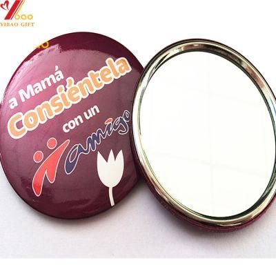 Hot Sell Customizable Exquisite Design Tin Makeup Mirrors