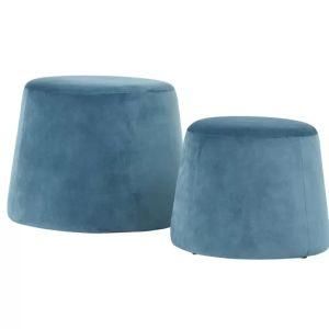 Chinese Modern Leisure Fabric Hotel Office Home Living Room Outdoor Garden Kidsbedroom Furniture Sofa Chair Ottaman Pouf