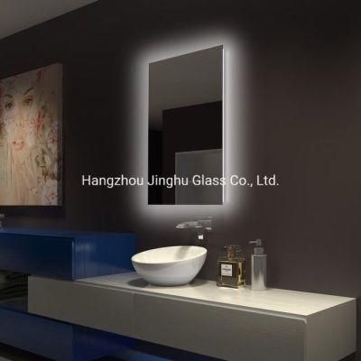 Home Decorative Hotel Wholesale Defogger LED Backlit Bathroom Mirror