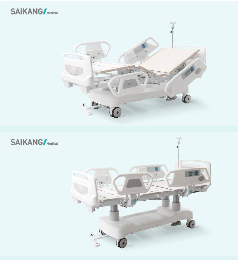 Sk002-9 Modern Hospital Sick Room Beds with Guard Rails