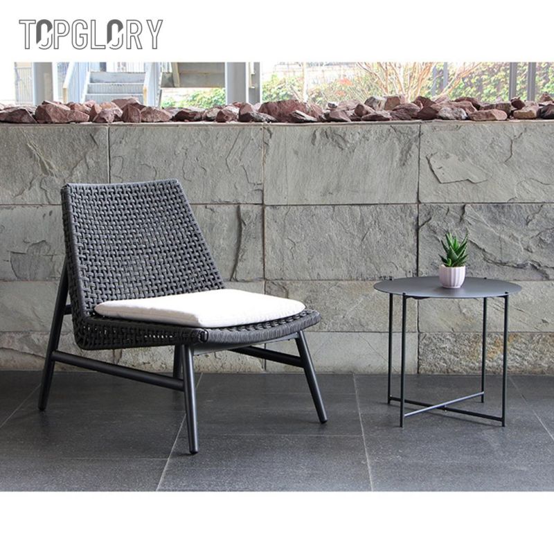 China Wholesale Aluminum Outdoor Dining Chair Metal Home Furniture Garden Table and Chair Set