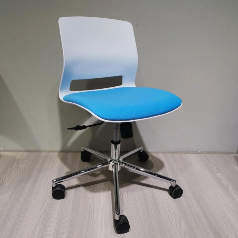 Modern Metal Home Office Student Computer Swivel Plastic Chair with Fabric