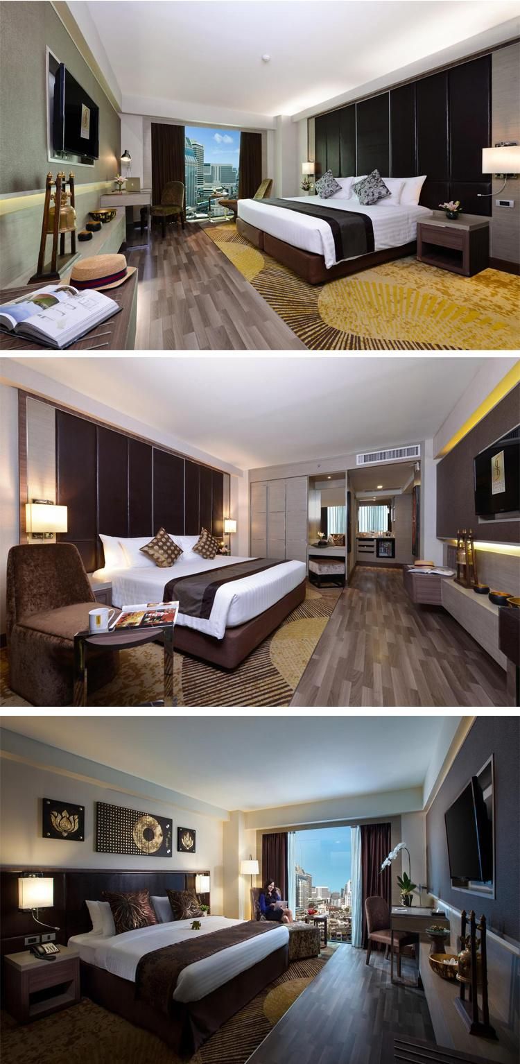 Wholesale Modern Luxury Hotel Furniture Solution for 4 & 5 Star Bedroom Sets