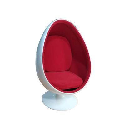 Designers Relaxing Swivel Pod Chairs Modern Furniture for Living Room Fiberglass Half Ball Chair