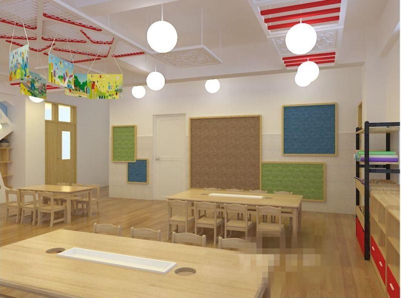 Modern Kids School Classroom Furniture, Preschool Student Furniture, Children Care Center Children Furniture, Kindergarten Wood Furniture