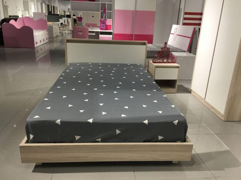 Nova Hot Sell Modern Kids Bedroom Furniture Sets 1200*2000mm Size Wooden Children Bed