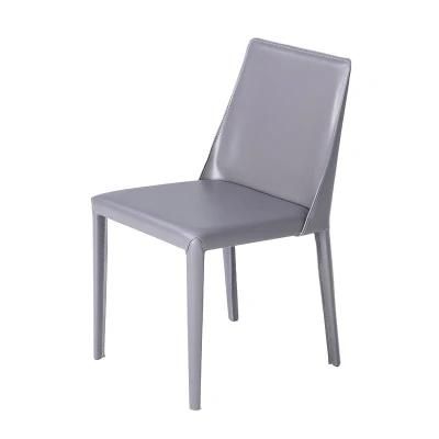 Modern Furniture Design Metal Cafe Restaurant PU Dining Chair