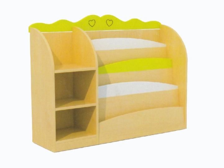 Nursery Bookcase Wooden Book Shelf for Kids Preschool Furniture