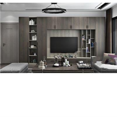 Customized Overall American Gray Series Multi-Layer Board Cabinet Grey Wardrobe Board Furniture