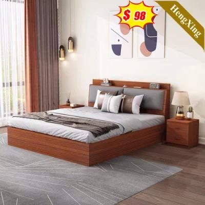 Modern Wooden Bedroom Furniture Beds Mattress Wardrobe Sofa Massage King Bedroom Bed