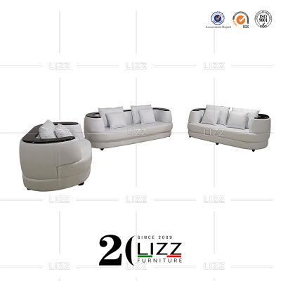 Living Room Modern Leisure Modular Leather Sofa Furniture Set