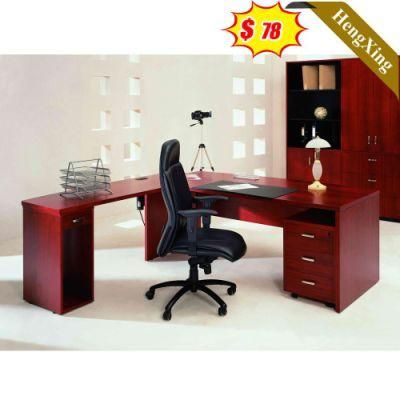 Lowest Price Home Office Wood Writing Table L Shape Boss Computer Desk
