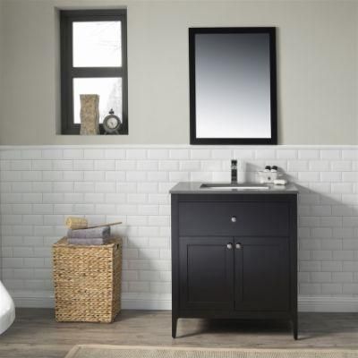 Bathroom Accessories Sanitary Ware Home Bathroom Furniture Black Modern Bathroom Vanity Cabinet