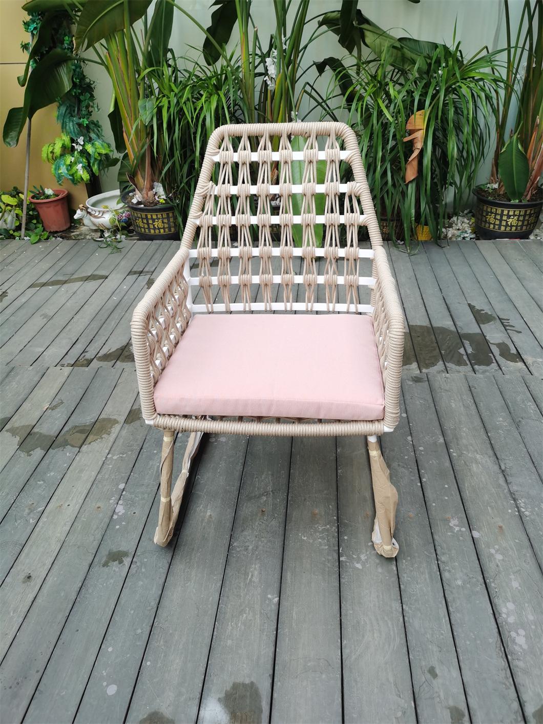 China Factory Garden Modern Style Rattan Outdoor Patio Outdoor Rattan Aluminum Furniture Chair