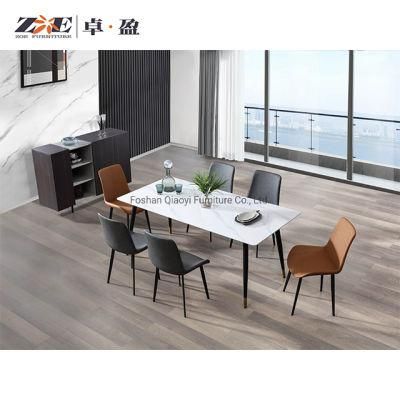 Modern Marble Dining Table Stainless Steel Dining Table Dining Furniture