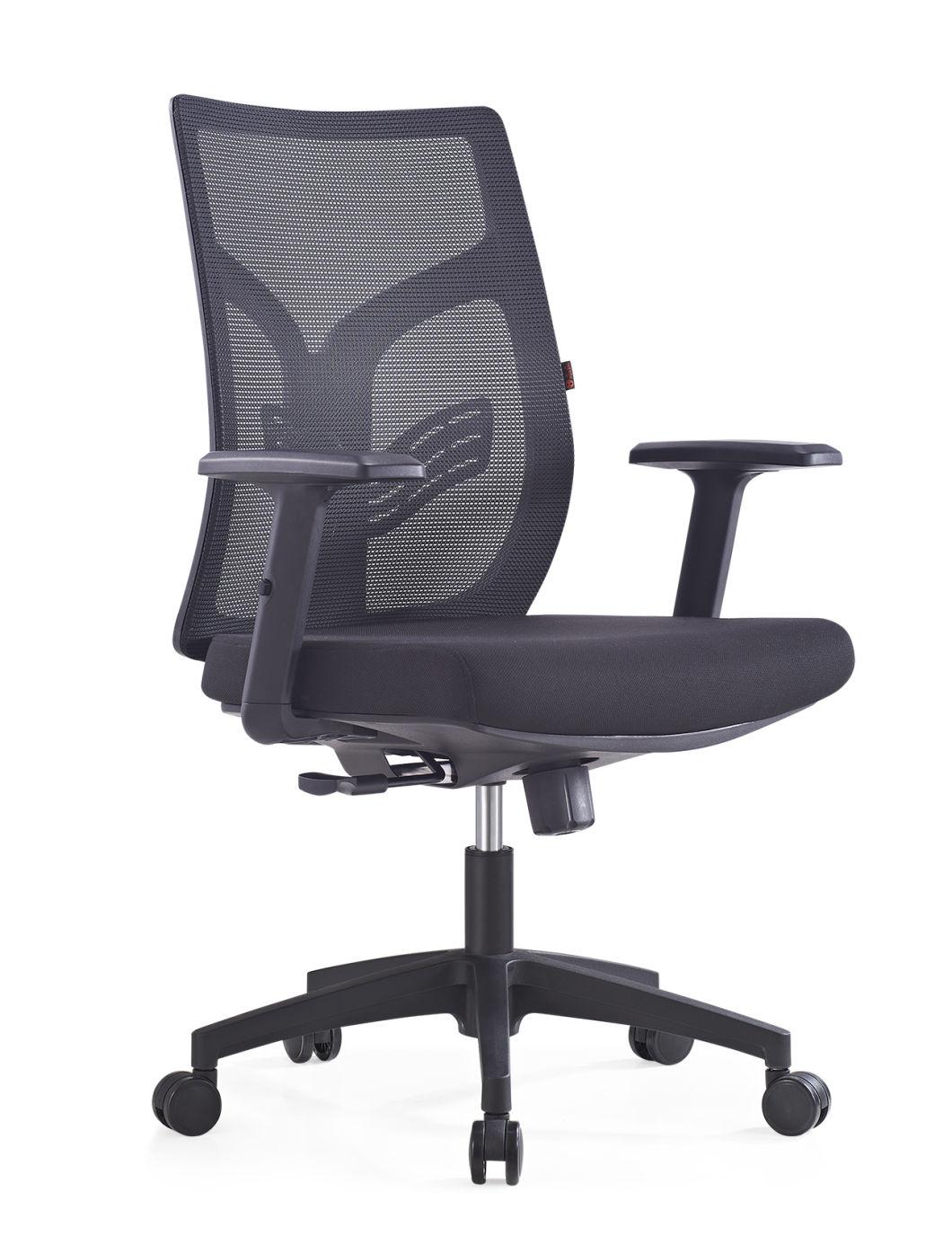 Popular Modern Ergonomic Rolling Swivel Manager Mesh Plastic Armrest Executive Computer Office Chair