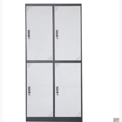 Modern Furniture Steel School Gym Storage 4 Doors Metal Cabinet Locker