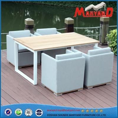 Modern Outdoor Furniture Leisure Sofa Open-Air Hotel Lake Garden Combination Sofa with Table