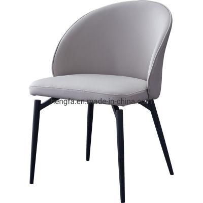 Modern Restaurant Furniture Steel Leather Cushion Dining Chairs