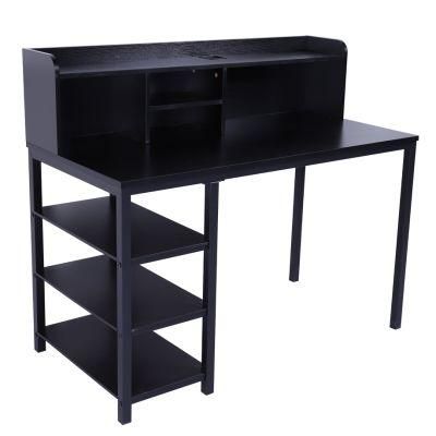 Modern European Melamine Executive Furniture MDF Wooden I Shape Organizer Antique Style Office Desk