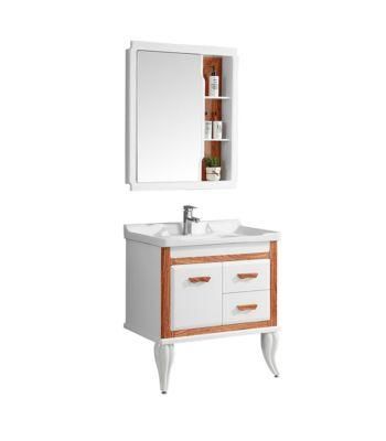 Ceramic Basin Used Bathroom Vanity Cabinets