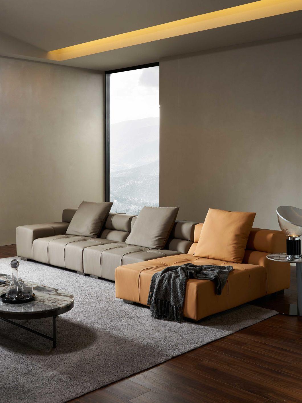 American Market Modern Style Black Color Corner Fabir Sofa Living Room Furniture