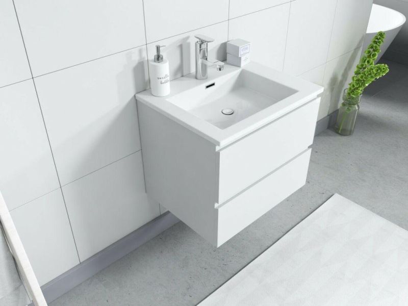 60cm White Washbasin Bathroom Cabinet-Storage Cabinet Furniture L