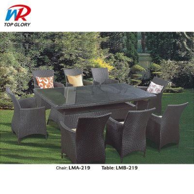 Modern Garden Coffee Restaurant PE Rattan Chairs Set Outdoor Patio Modern Leisure Chair