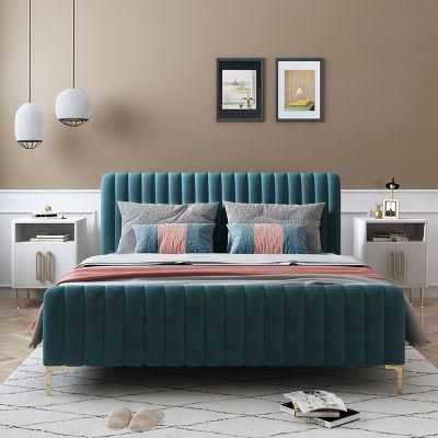 Custom Free Size Upholstered Platform Bed Modern Bedroom Furniture Beds