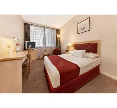 Modern Concise Wooden Hotel Bedroom Furniture Sets White Oak