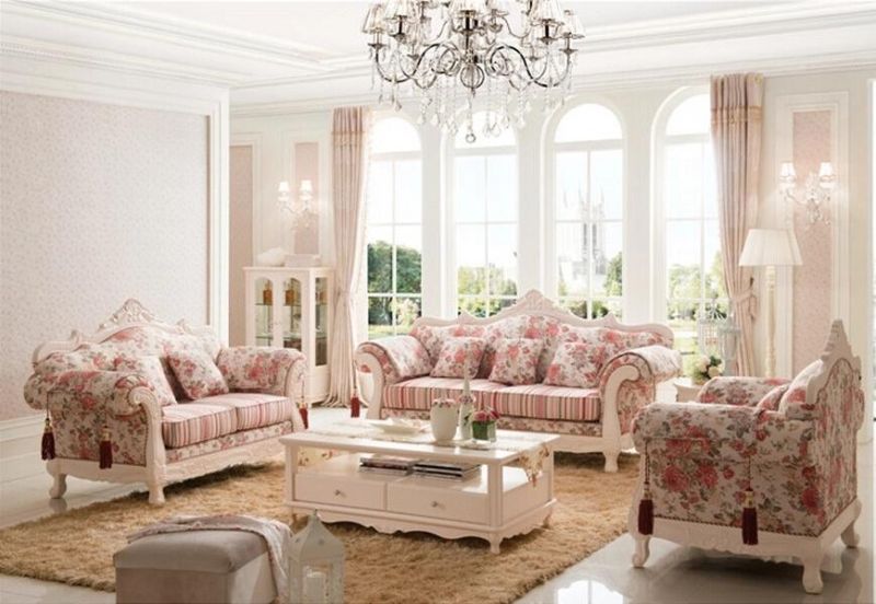 Elegant and Nice Design Brown Fabric Luxury Sofa Used in Hotel Lobby