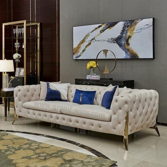 Factory Direct Sales Modern Hotel Furniture Entertainment Club Villa Living Room Leisure Lazy Sofa