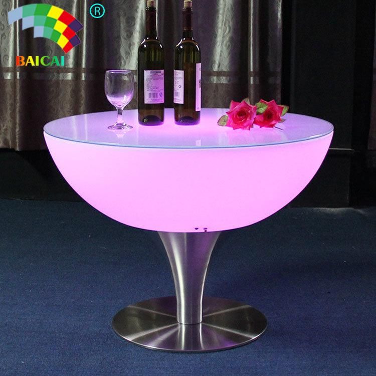 Multifunctional Luminous Polyethylene LED DJ Table