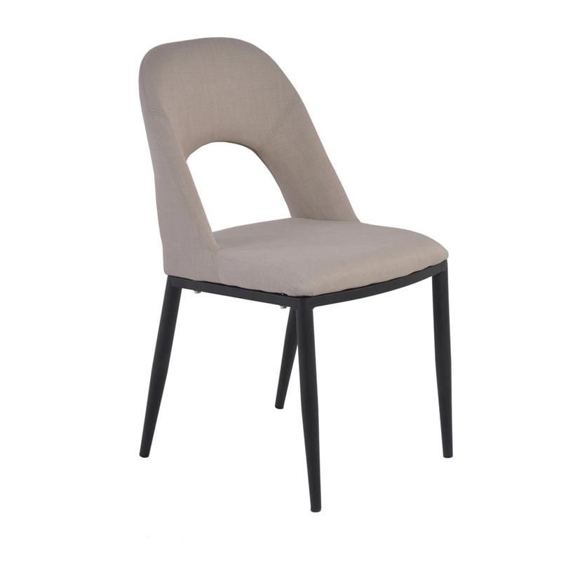 Hot Sale Room Furniture Restaurant Modern Upholstered Fabric Dining Chair