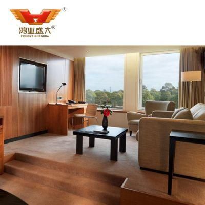 MDF Bedroom 5 Star Hotel Bed Furniture