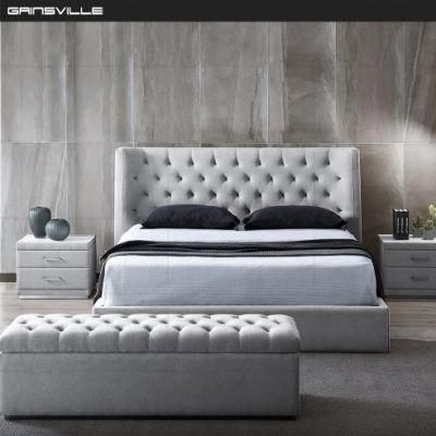 Bed Fabric Bed Upholstered Bed Hotel Bed Wall Bed in Elegant Style