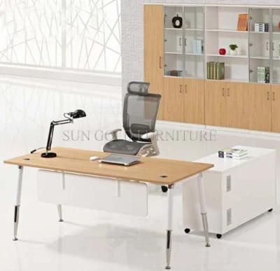 Simple Economic Home Office Table with Vice Cabinet (SZ-OD319)