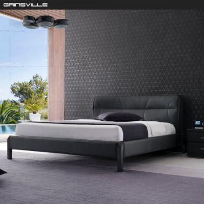 Wholesale Comfortable Bedroom Furniture Modern Beds Wall Bed Leather Bed Gc1710