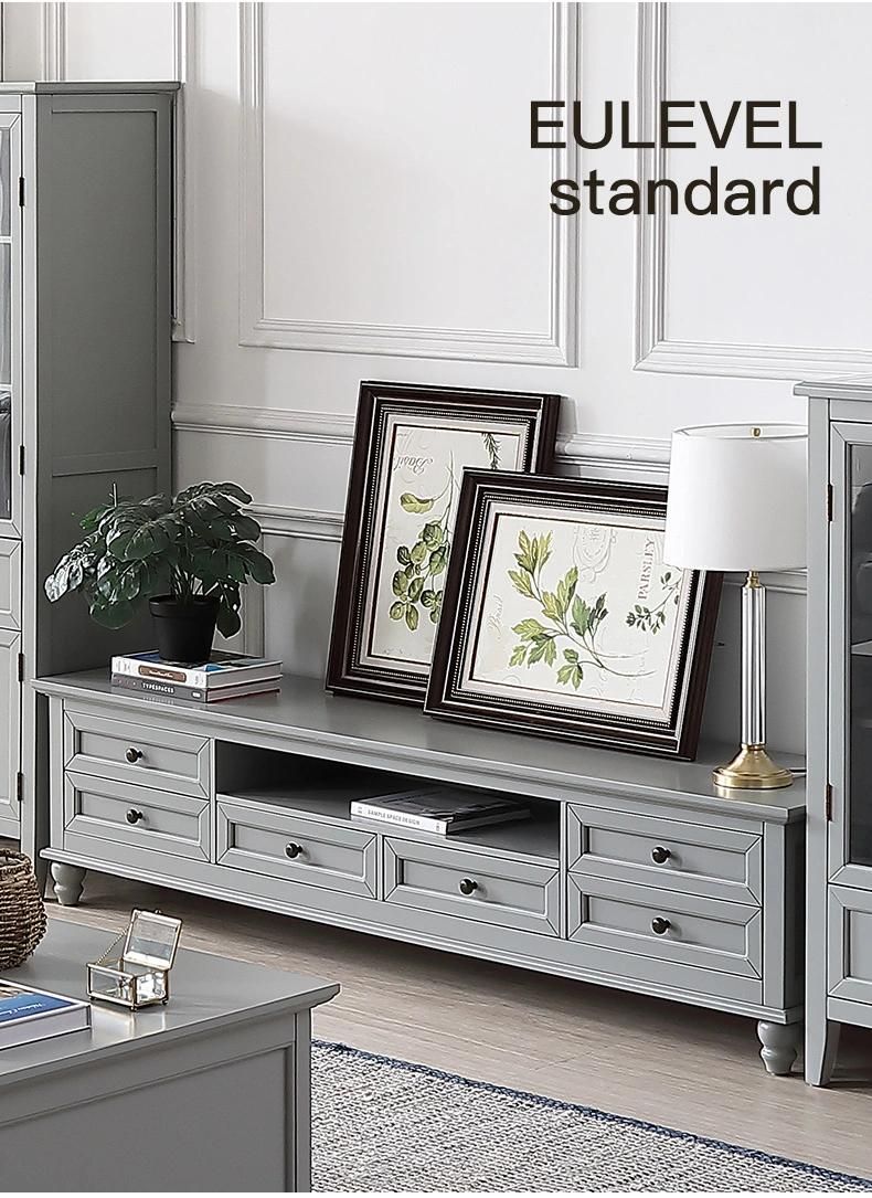 Furniture Modern Furniture Cabinet Living Room Furniture Home Furniture Modern Design Solid Wood Gray Nordic Living Room Furniture TV Stands Cabinet