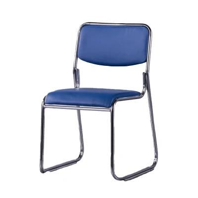 Wholesale Stackable Leather Office Chair Executive Office Room Chair Training Used Armless Chairs