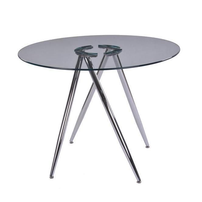 High Quality Glass Top Banquet Modern Dining Table for Dining Room