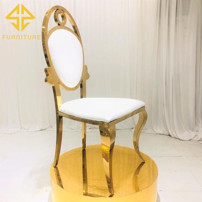 2021 New Design Stainless Steel Event Wedding Chairs for Hotel Dining Room