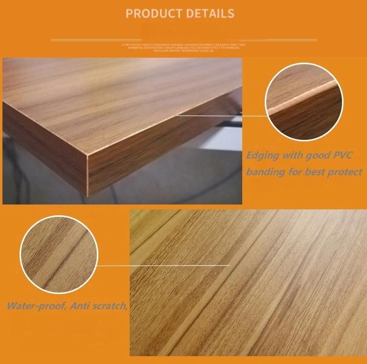 China Wholesale New Design Modern MDF Top Wooden Color Table for Home Office