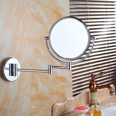 Adjustable Wall Mounted Brass Make up Mirrors for Bathroom