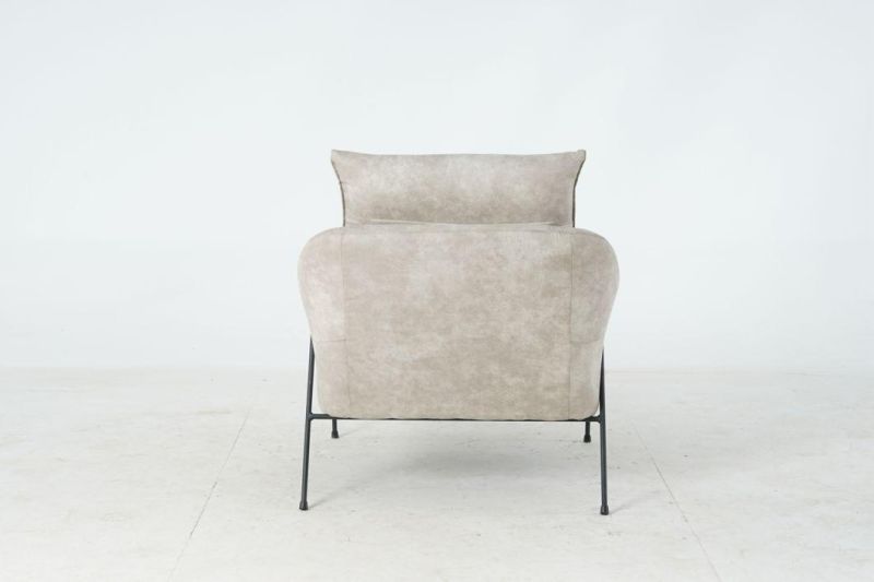Modern Furniture Single Living Room Fabric Black Velvet Sofa Chair for Lounge